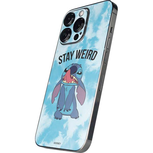 Disney Lilo and Stitch Stay Weird iPhone 14 Pro Skin